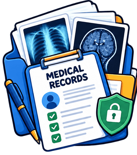 Submit medical records